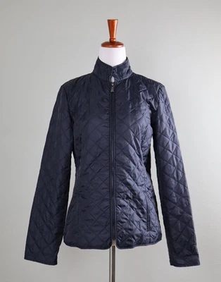 Chaqueta Top Brooks Brothers 346 $178 Acolchada Azul Marino Informal Cremallera Frontal Talla 2 Foto 1 de 4