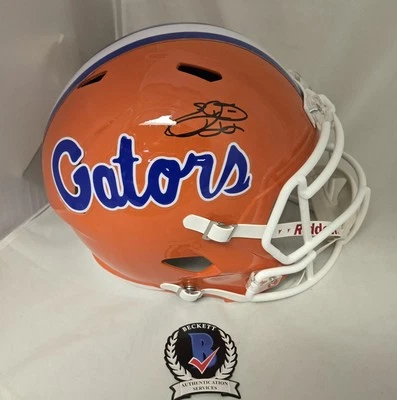 Emmitt Smith Signed Florida Gators Full Size Speed Replica Helmet Beckett Auto  - Image 1 of 4