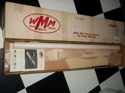 KIT DE AVIÓN MODELO VINTAGE INTACTO WALT MOUCHA MODELOS "NOVI" MUY BONITO Foto 1 de 4