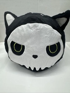 2 almohadas de juguete de peluche de gato negro de Halloween, 1 de peluche sellado al vacío - Imagen 1 de 6