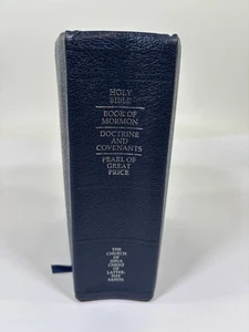 QUAD LDS Combo Holy Bible Book of Mormon Doctrine Covenants Pearl Great Price - Bild 1 von 11