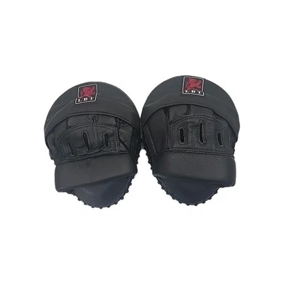 LBT Leather Black Bear Paws Mitts Target Punching Focus Pads MMA Kickboxing - Image 1 of 2