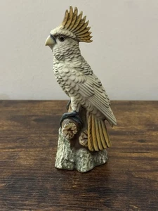 Ornamento cacatua V Bindi Capodimonte raro 6 pollici Made in Italy - Foto 1 di 8