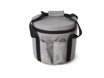 Grey Portable Singing Bowl Bag 6-12inch Suitcase for Crystal Singing Bowl - Image 1 of 4