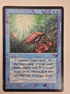 Mana Drain Original Legends MtG Magic the Gathering PL Played Vintage - Image 1 of 4