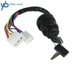 Fits For Yamaha G1 1979-1989 Gas 2 Cycle Golf Cart Ignition Switch w/ Keys - Picture 1 of 8