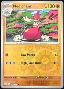 Pokemon TCG Medicham 083/162 2024 Temporal Forces Reverse Holo Common Card - NM - Picture 1 of 2