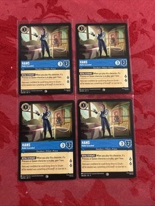 4x Disney Lorcana Fabled - Hans - Noble Scoundrel - 148/204 - M/NM x4 - Picture 1 of 7