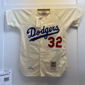 Sandy Koufax Signed Cooperstown Mitchell & Ness Jersey 1963 Dodgers Beckett COA - Picture 1 of 16