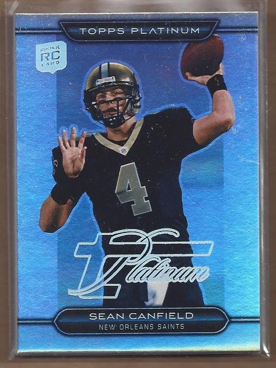 2010 Topps Platinum Rookie Platinum Refractors #21 Sean Canfield - FB - Image 1 of 1