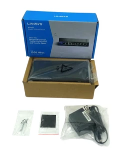 Lot 5 Linksys SE3008 8 Ports Rack Mountable Gigabit Ethernet Switch - Picture 1 of 3