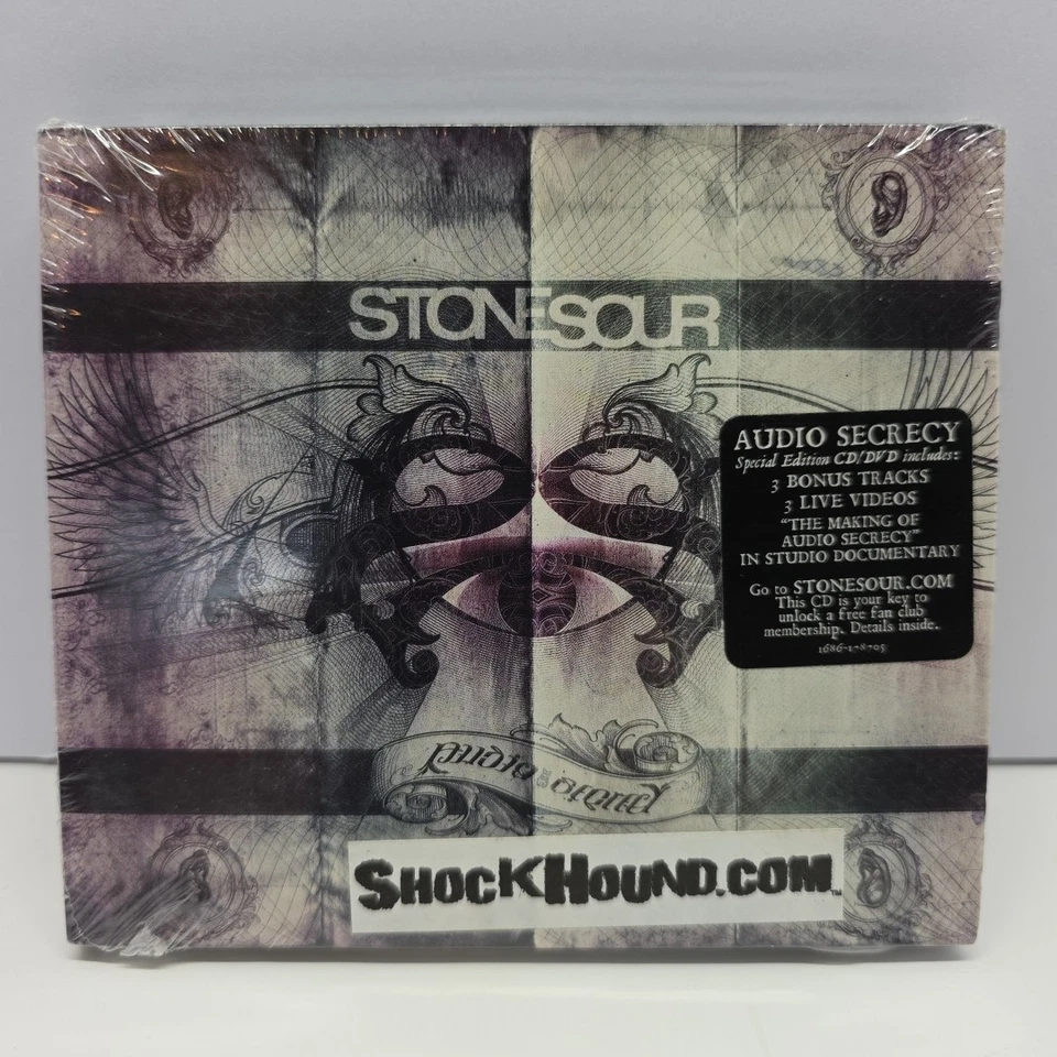 Stone Sour : Audio Secrecy CD Special  Edition DVD 2 discs (2010) NEW SEALED Foto 1 de 4