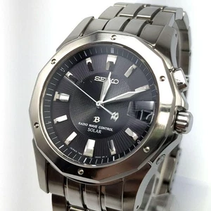 SEIKO Brightz SAGZ001 7B22-0AC0​ Solar Radio Wave Mens Watch - Picture 1 of 9