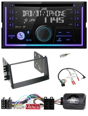 JVC Lenkrad USB 2DIN DAB Bluetooth CD Autoradio für Kia Soul 2009-2011 - Bild 1 von 4
