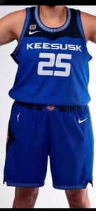 Nike WNBA Connecticut Sun 34 (L) Basketball Shorts Rebel Edition Keesusk - Picture 1 of 6