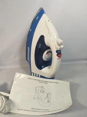Plancha de vapor inalámbrica con cable Oreck JP8100CB azul y blanco sin soporte Foto 1 de 4