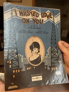 C 1924 KFI Radio San Francisco Sheet Music by Carroll Huxley - Picture 1 of 1