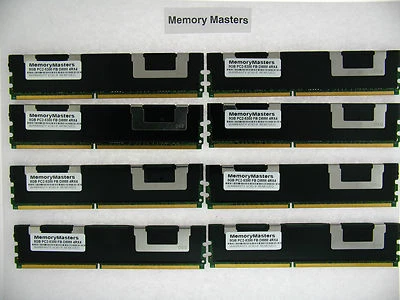 A2337012 64GB  (8X8GB) PC2-5300 FBD Memory Dell Poweredge M600 4RX4 - Image 1 of 2