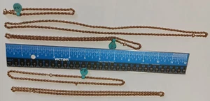 FOUR NECKLACES AND ONE BRACELET 1/20 12K GOLD FILLED 53 GRAMS NEW OLD STOCK? - Picture 1 of 1