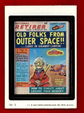 1985 Topps Wacky Packages #5 National Retirer EX-MT