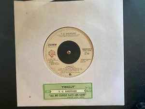 50%OFFCOUPON - TG Sheppard - FINALLY/ALL MY TROUBLED DAYS Warner 45 EX/EX - Picture 1 of 7