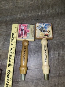 Vintage Smuttynose Brewing Co. Big A IPA Wooden Beer Tap Handle Pair Bundle - Bild 1 von 3