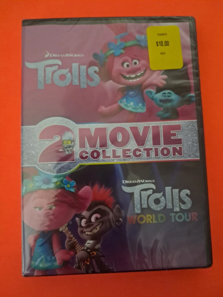 NEW - Trolls / Trolls World Tour 2-Movie Collection (DVD) Free ShipN! - Image 1 of 1
