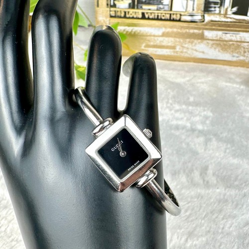 Orologio Gucci donna nero e argento 1900L 20mm