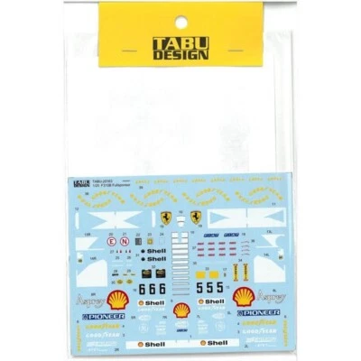 Decalcomanie 1/20 FERRARI F310B Full Sponsor Decal F1. per TAMIYA dal Giappone - Immagine 1 di 2