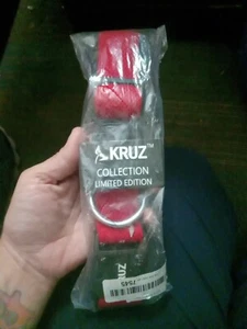 Kruz Red Padded 1 1/2" Dog Collar Adjustable Xlarge - Picture 1 of 3