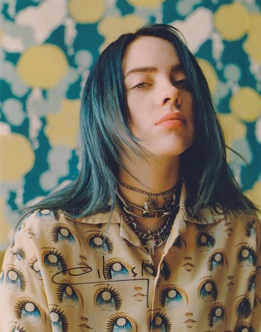 Billie Eilish- Signed Color Photograph Cover