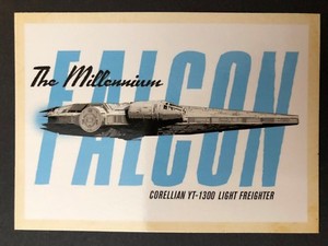 2018 Topps Solo Star Wars Story #SV-2 The Millennium Falcon Vehicle Cards