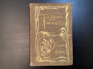The Seven Seas by Rudyard Kipling 1896- Appleton First Edition - Picture 1 of 24