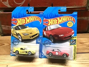 Lotto di 2 2017 Hot Wheels Auto Giocattoli Honda S2000/'91 Mazda MX-5 Miata - Foto 1 di 10