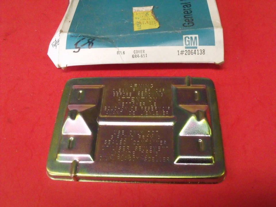Cubierta de cilindro maestro para autobús escolar Chevrolet GMC Big Truck 2064138 NOS 83 Foto 1 de 1