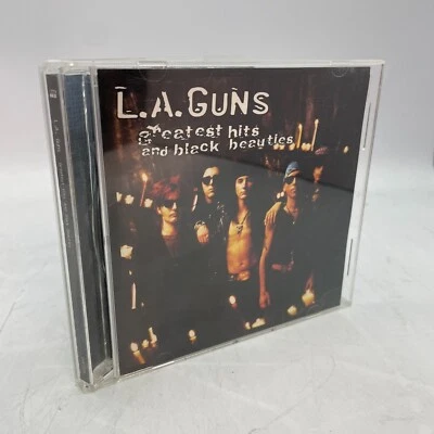 LA Guns ‎Greatest Hits And Black Beauties CD Album Japan 1999 Edition VG+/VG+ Foto 1 de 3
