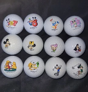 Lote de pelotas de golf Mickey Minnie Donald con logotipo de Disney de 12 quilates edición limitada (2,2) - Imagen 1 de 5