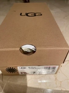 UGG Shoes Women’s Size 7 Celia Sandals Suede High heels - see pictures - Picture 1 of 3