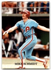 1987 Action SuperStars Baseball Card Mike Schmidt A Philadelphia Phillies