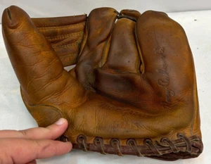 Vintage Mac Gregor Cincinnati 32 Ohio GB35 glove flex pad natural ball pocket RH - Picture 1 of 19