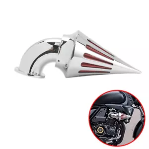 Motorcycle Chrome Spike Air Cleaner Intake Filter Fits For Harley Sportster 883 - Picture 1 of 12