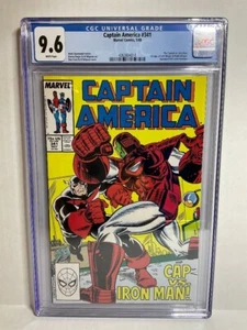 Captain America Comic Book Issue #341 (CGC Grade 9.6) "Break-In" Copper Age - Picture 1 of 4