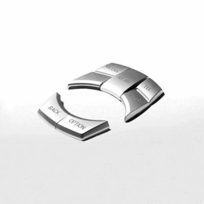 For BMW F10 5 Series 7Series iDRIVE Chrome Multi-Media 7 Button Cover Decor Trim - Изображение 1 из 4
