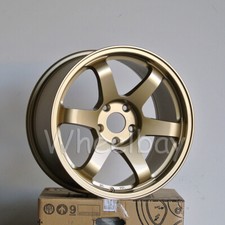 4 PCS ROTA WHEEL GRID 17X9  5X100 42 73 GOLD 