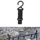 Portable Mountaineering Buckle Rod Hooks Practical Outdoor Camping Accessories