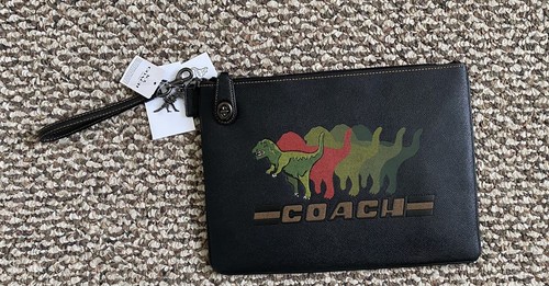 BORSA GRANDE A CHIAVE COACH NERA MULTI REXY IN PELLE NUOVA CON ETICHETTE 30 68249