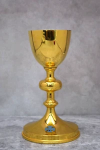 Antique Gold Plated Chalice, Cup Sterling, + (CU2058) Chalice Co. - Picture 1 of 11