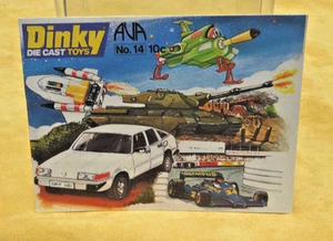 VINTAGE 1978 DINKY DIE CAST TOYS ANA NO. 14 MECCANO LTD. ORIGINAL CATALOG - Picture 1 of 7