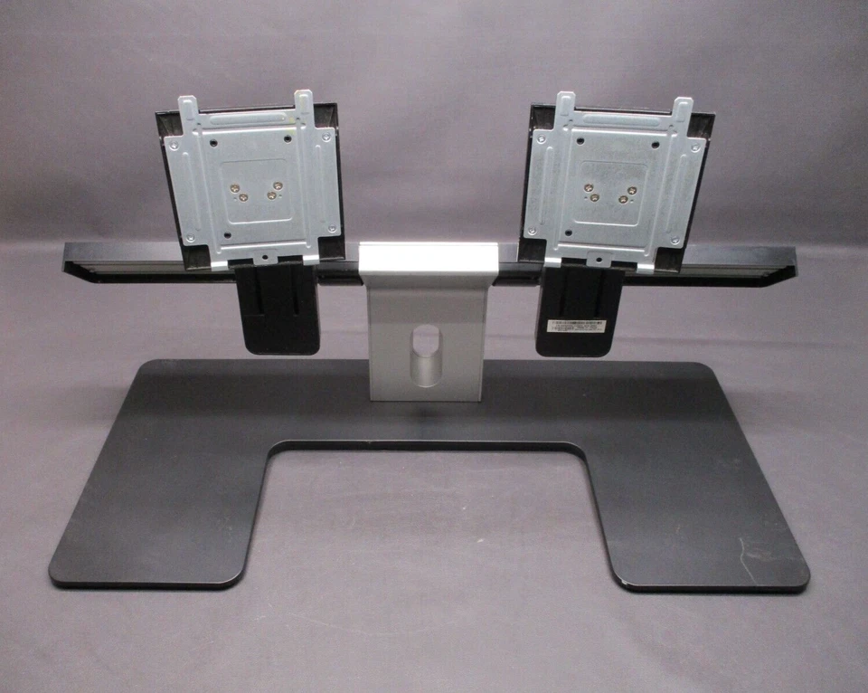 Dell Dual Computer Monitor Stand | For Monitors Up To 24" Adapter Plate (HXDW0) - Image 1 of 4