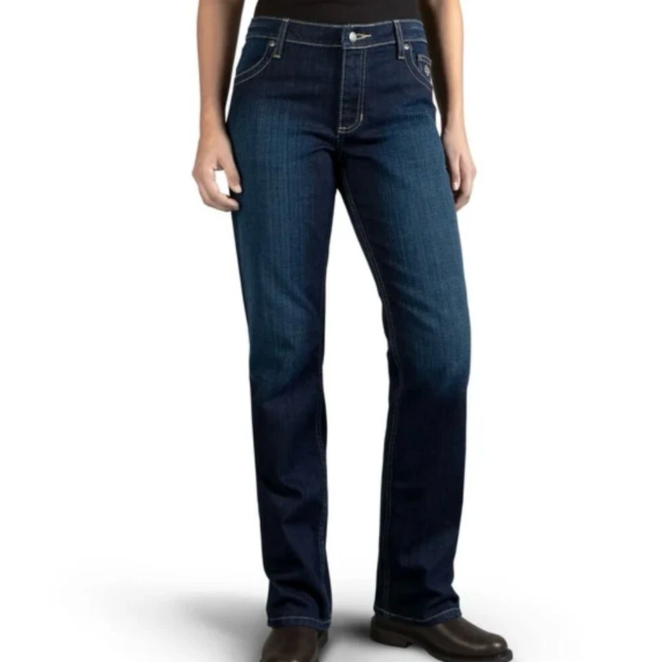 Womans Harley-Davidson Boot Cut Embellished Mid-Rise Jeans Size 6 99176-16VW